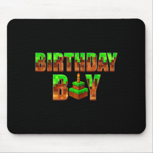 Birthday Boy Shirt Happy Birthday Video Game Xel K Mouse Pad