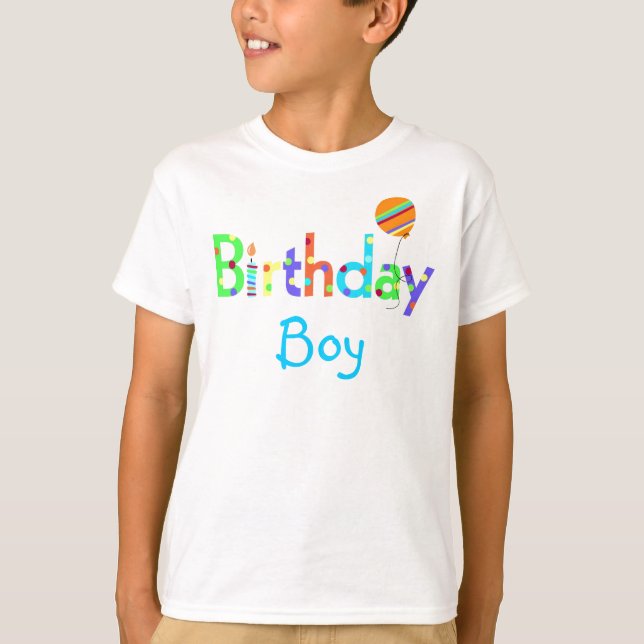 Birthday Boy T-shirt (Front)
