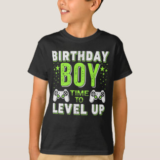Birthday Boy Time to Level Up Gift Boys T-Shirt