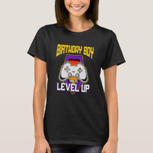 Birthday Boy Time To Level Up Retro Video Game Ann T-Shirt