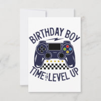 Birthday Boy Time to Level Up