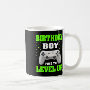 Birthday Boy Time To Level Up Video Game Birthday Coffee Mug