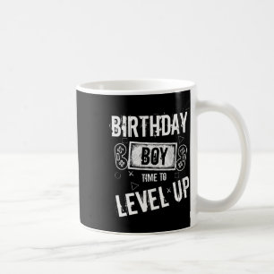 Birthday Boy Time To Level Up Video Game Birthday  Coffee Mug