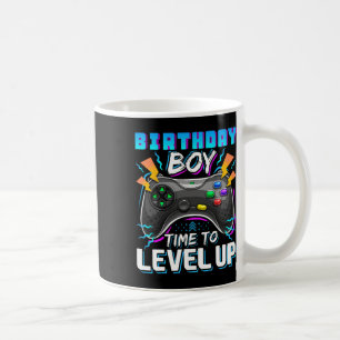 Birthday Boy Time To Level Up Video Game Birthday  Coffee Mug
