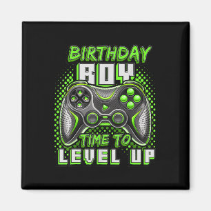 Birthday Boy Time To Level Up Video Game Birthday Magnet