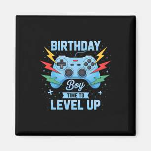 Birthday Boy Time To Level Up Video Game Birthday Magnet