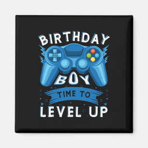 Birthday Boy Time To Level Up Video Game Birthday Magnet