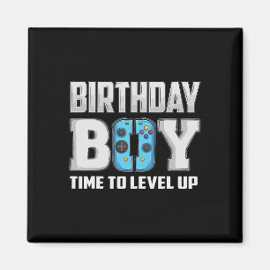 Birthday Boy Time To Level Up Video Game Birthday Magnet