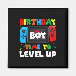 Birthday Boy Time To Level Up Video Game Birthday Magnet