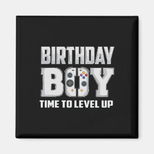 Birthday Boy Time To Level Up Video Game Birthday Magnet