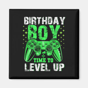 Birthday Boy Time To Level Up Video Game Birthday Magnet