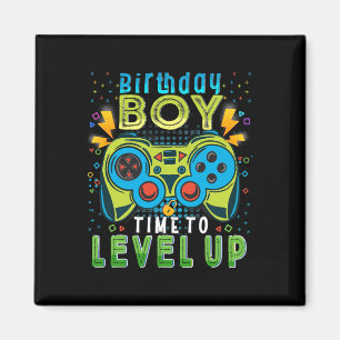 Birthday Boy Time To Level Up Video Game Birthday Magnet