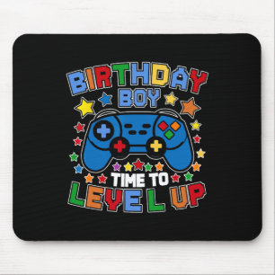 Birthday Boy Time To Level Up Video Game Birthday Mouse Pad