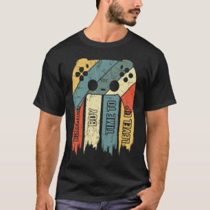 Birthday Boy Time To Level Up Video Game Birthday T-Shirt
