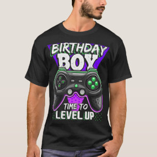 Birthday Boy Time to Level Up Video Game Birthday T-Shirt