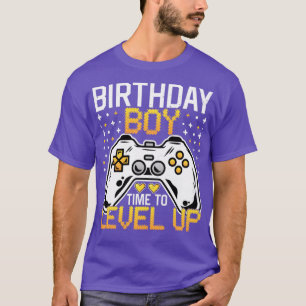 Birthday Boy Time to Level Up Video Game Birthday  T-Shirt