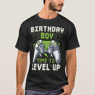 Birthday Boy Time To Level Up Video Game Birthday T-Shirt
