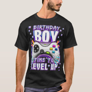 Birthday Boy Time to Level Up Video Game Birthday  T-Shirt
