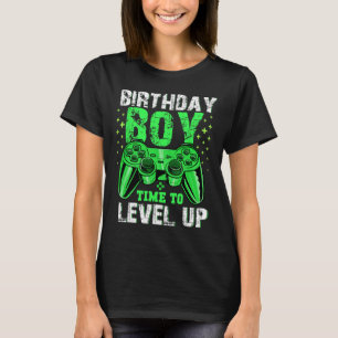 Birthday Boy Time To Level Up Video Game Birthday T-Shirt