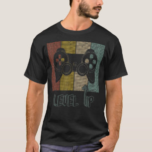 Birthday Boy Time To Level Up Video Game boy girl T-Shirt