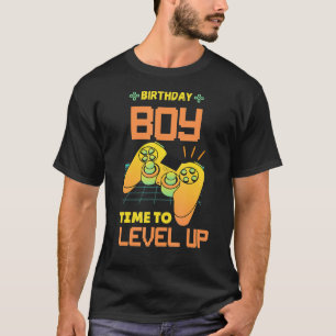 Birthday Boy Time to Level Up Video Game Costume B T-Shirt