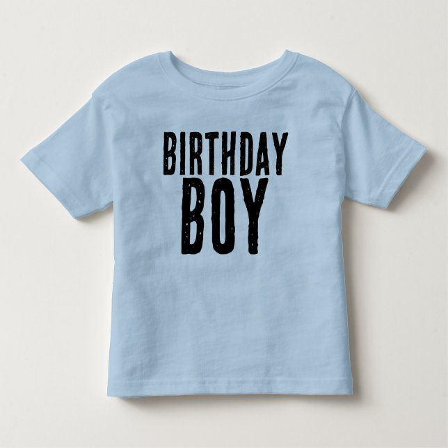 BIRTHDAY BOY TODDLER T-SHIRTS (Front)