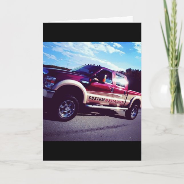 Birthday boy truck card (Front)