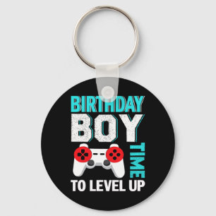 Birthday Boy Video Game Birthday Party Key Ring