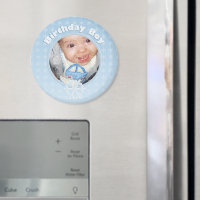 Birthday Boy Winter Onederland Blue Custom photo