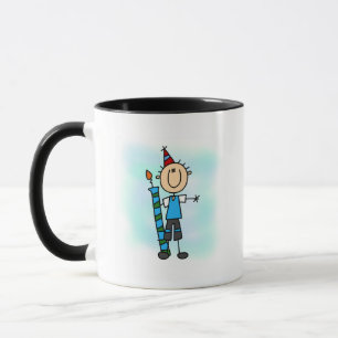 Birthday Boy With Candle T-shirts and Gifts Mug