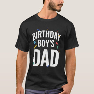 Birthday Boy's Dad Building Blocks 2 T-Shirt