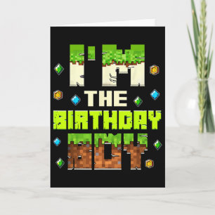 Birthday Boys Kids Family I'm The Birthday Boy Gam Card