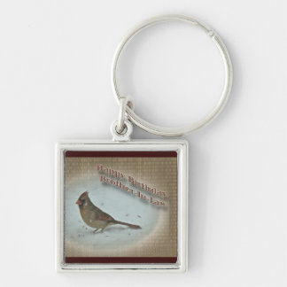 Birthday Brother-in-Law Cardinal Female Key Ring