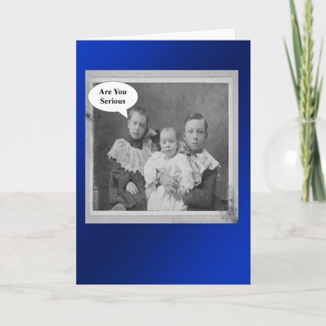 Birthday Brothers - Retro Card (Front)