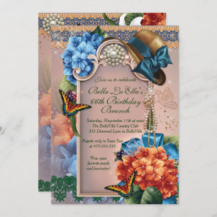 Birthday Brunch Mothers Day Luncheon Invitations