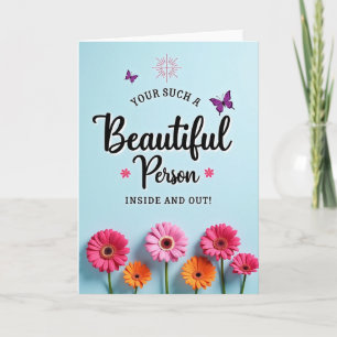 Birthday Butterflies Azure Card