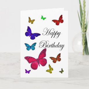 Birthday Butterflies Card