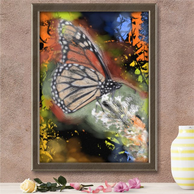 Birthday Butterfly Art Print (Creator Uploaded)