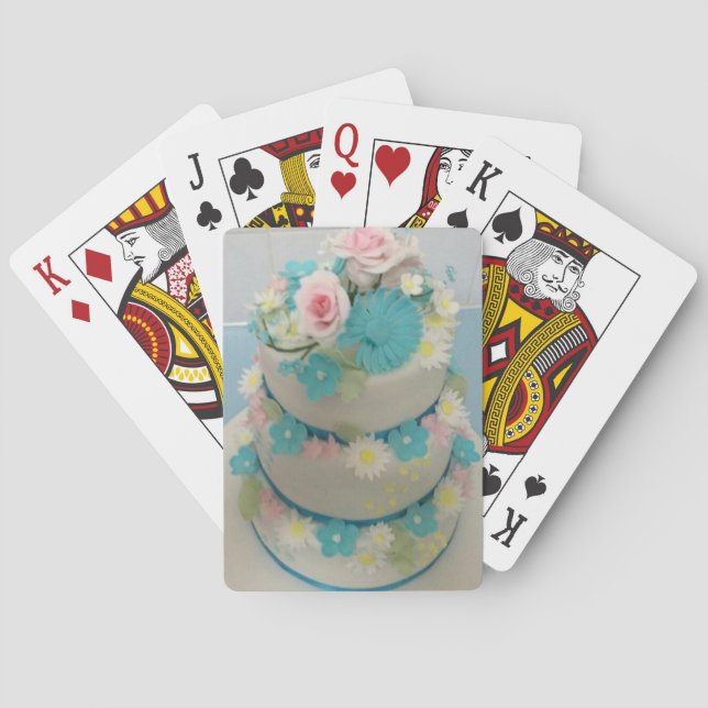 Birthday cake 1 playing cards (Back)