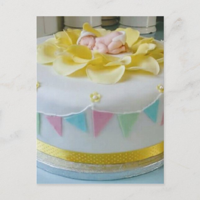 _birthday cake 2 postcard (Front)
