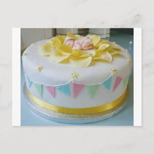 _birthday cake 2 postcard (Front)