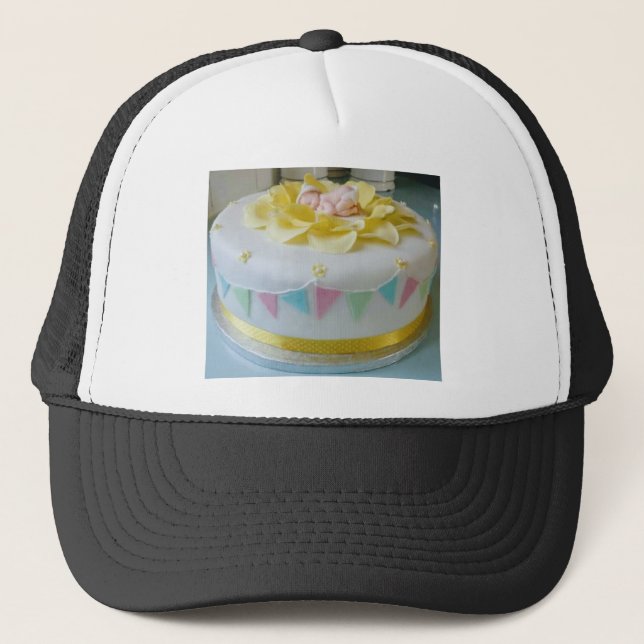 _birthday cake 2 trucker hat (Front)