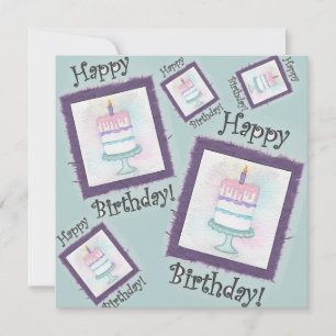 Birthday Cake Birthday Cards