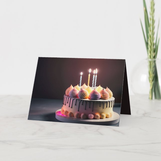Birthday Cake Card (Front)