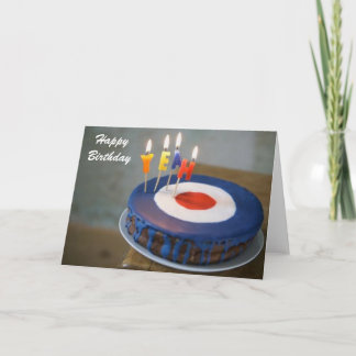 birthday cake card