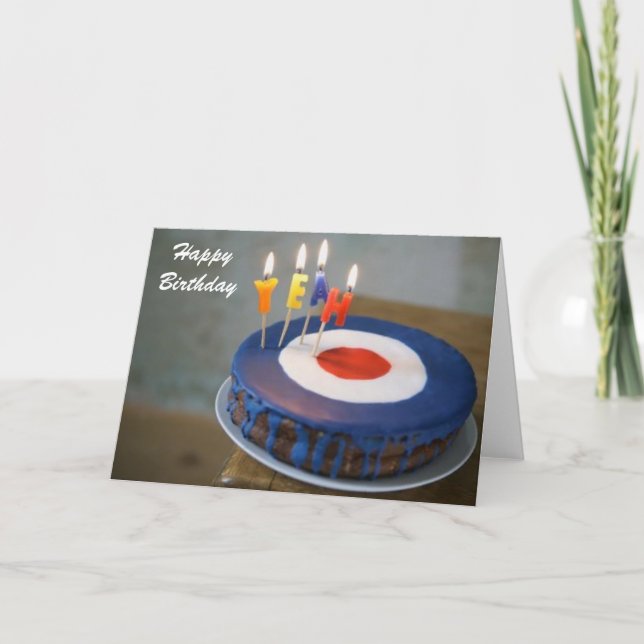 birthday cake card (Front)
