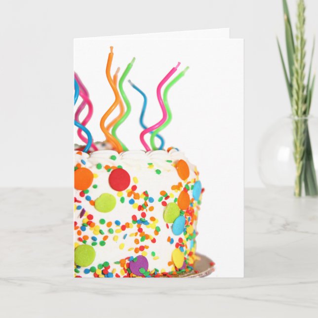 Birthday Cake Card (Front)