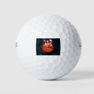 Birthday Cake Golf Balls