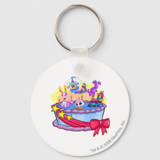 Birthday Cake Group Shot Key Ring