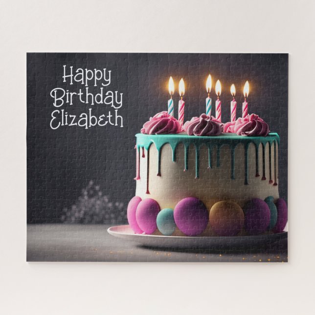Birthday Cake Jigsaw Puzzle (Horizontal)